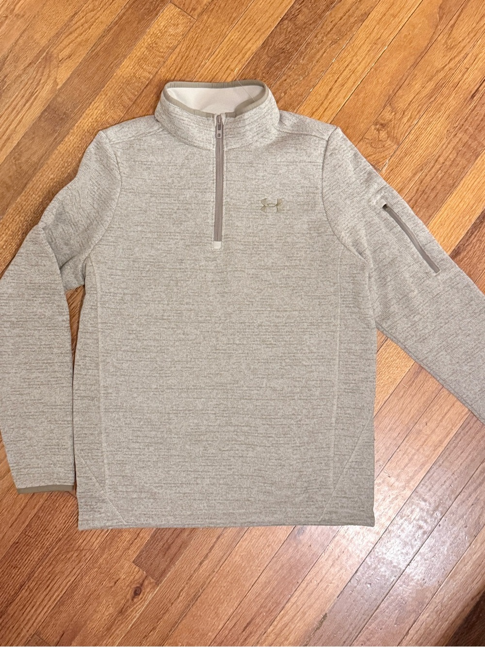 Under Armour Men’s Half-Zip Pullover - Light Taupe